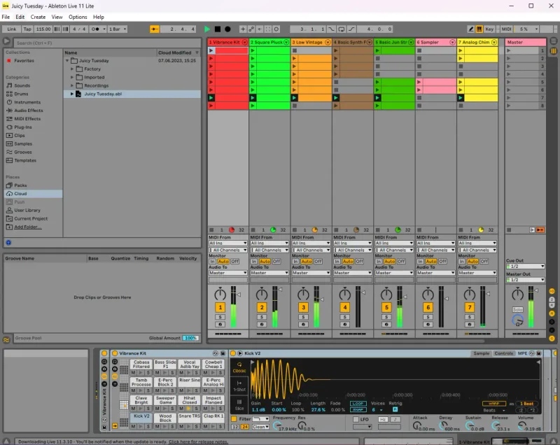 Ableton Live 12 Lite — ключ активации музыкального секвенсора для Windows и macOS