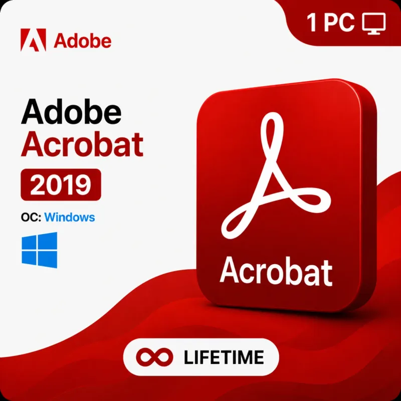 Adobe Acrobat Pro DC 2019 для Windows — ключ на одно устройство