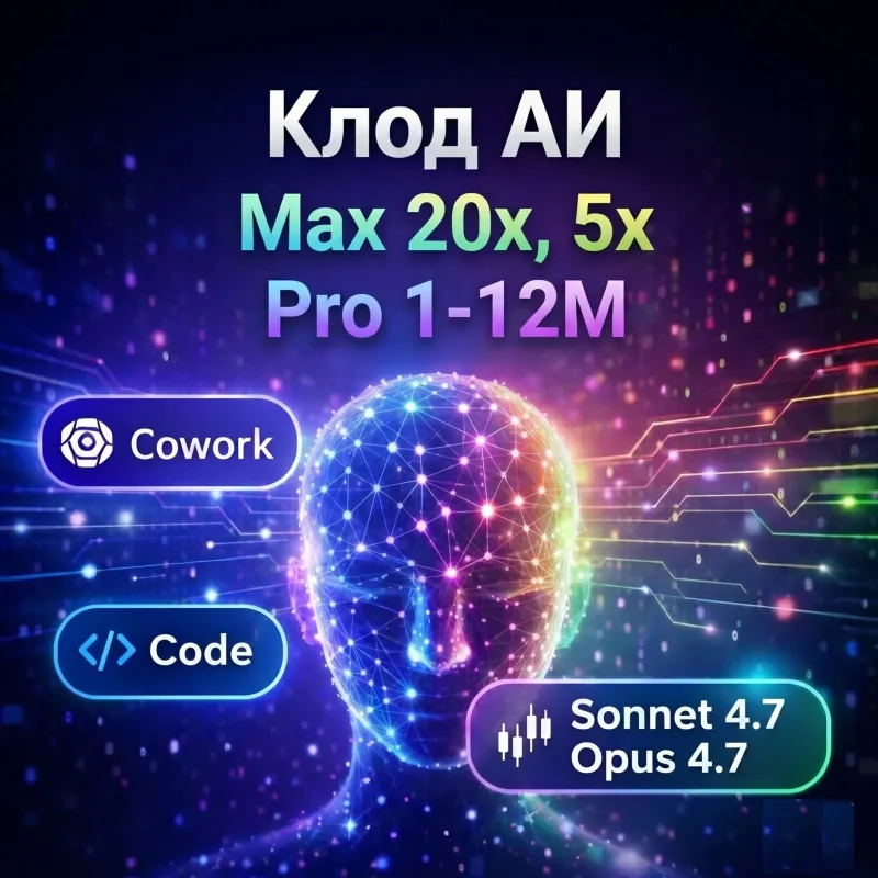 Claude Pro и Max — апгрейд и продление подписки
