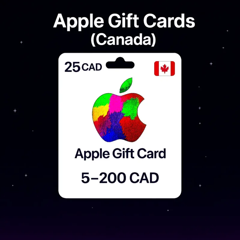 Apple Gift Card для Канады номиналом от 5 до 200 CAD — код пополнения