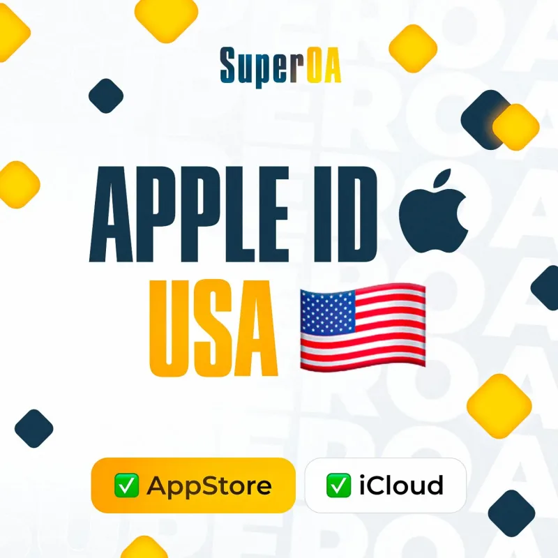 Apple ID региона США без двухфакторной аутентификации