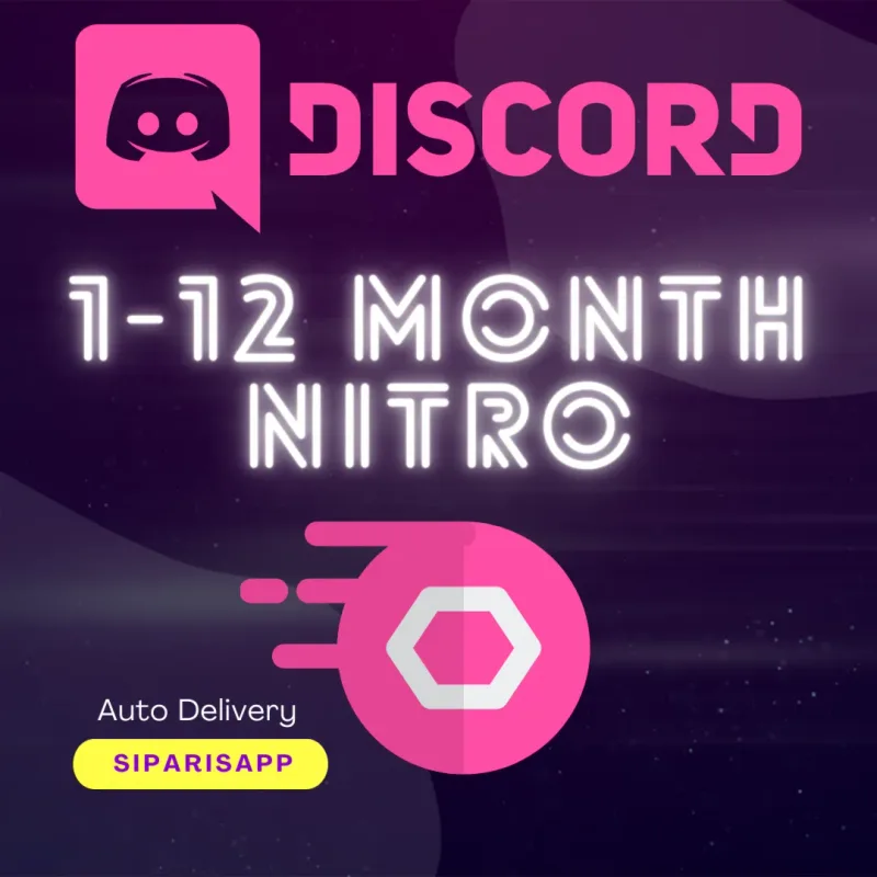 Discord Nitro — подписка на 1-12 месяцев для любого аккаунта