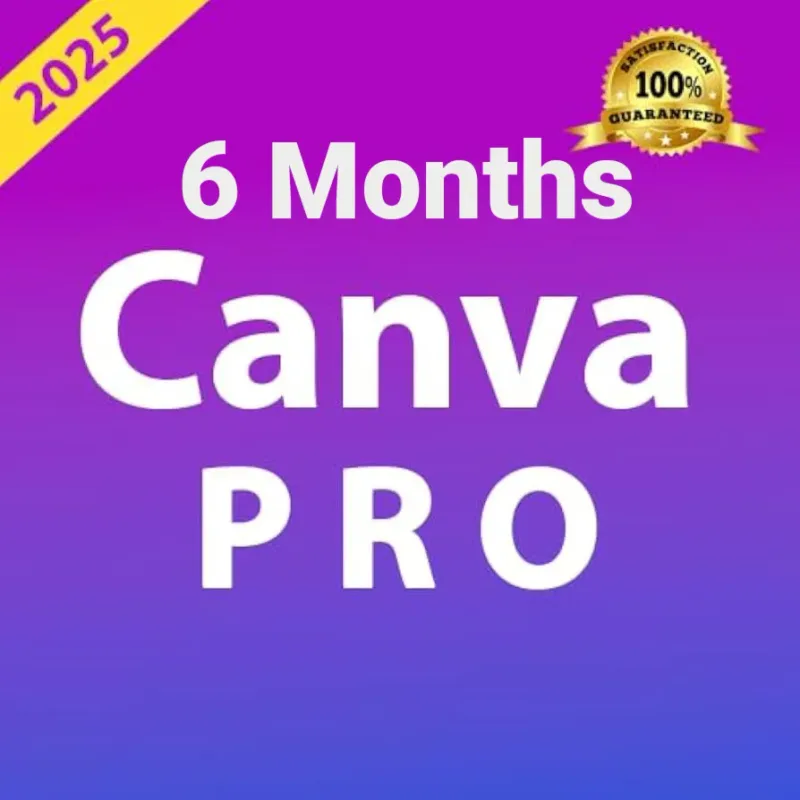 Canva Pro — подписка на 6 месяцев на вашем аккаунте