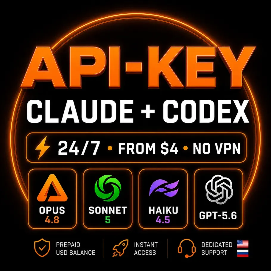 Claude Code + Codex API — персональный ключ и Base URL с балансом в USD
