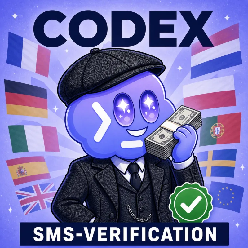 Codex для ChatGPT (OpenAI) — СМС-верификация номера для доступа к аккаунту