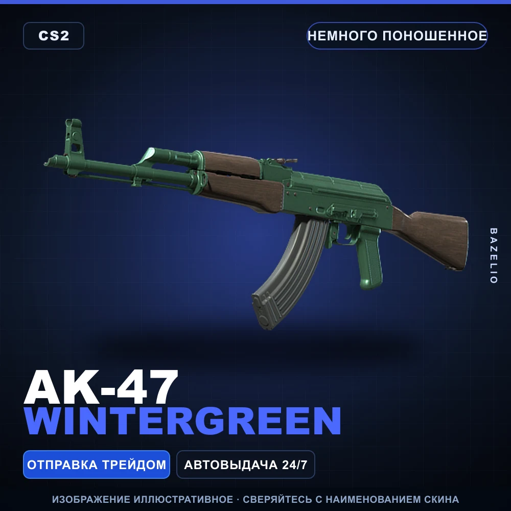 AK-47 | Wintergreen | Немного поношенное
