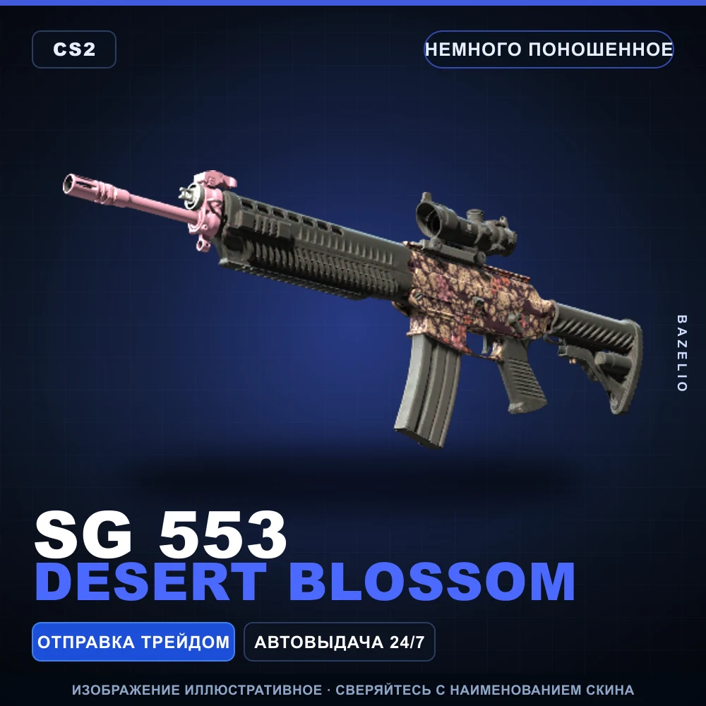 SG 553 | Desert Blossom | Немного поношенное
