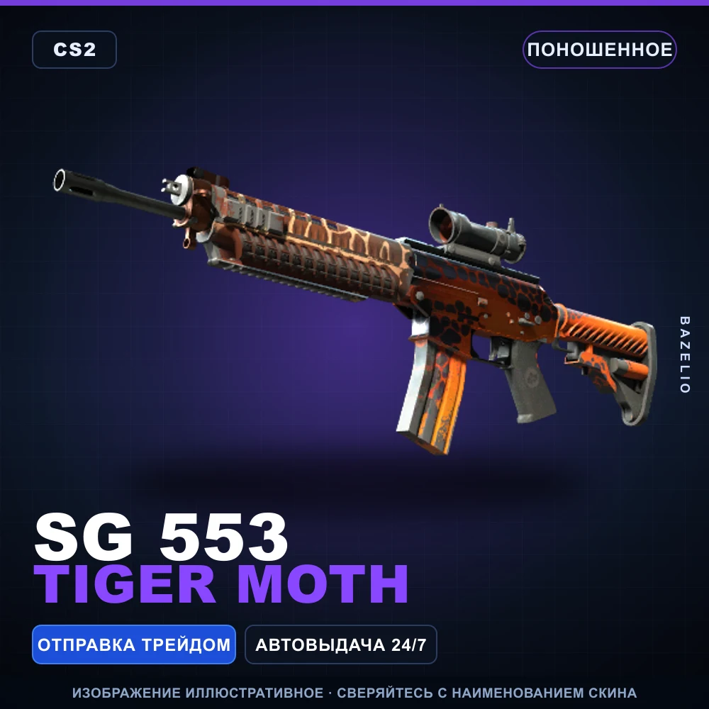 SG 553 | Tiger Moth | Well-Worn
