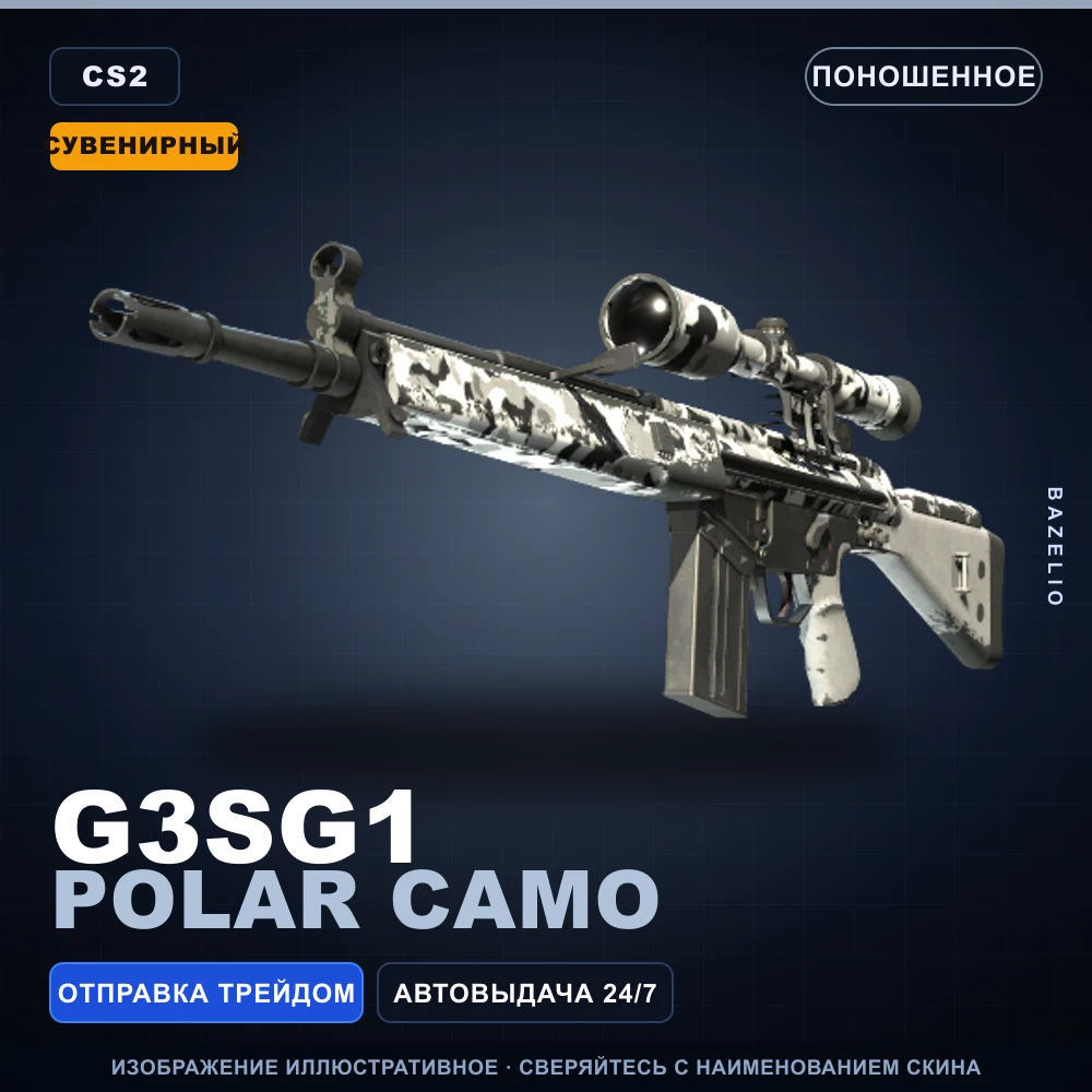 Souvenir G3SG1 | Polar Camo | Well-Worn