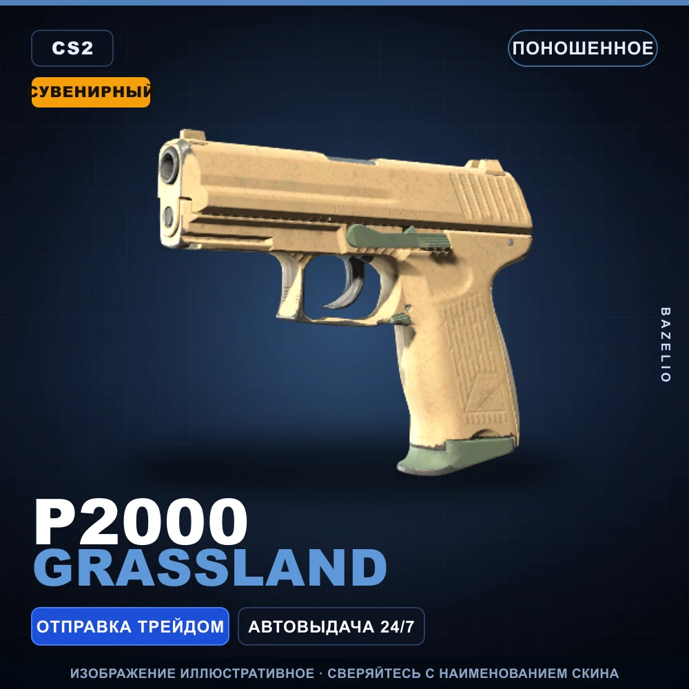 Souvenir P2000 | Grassland | Well-Worn