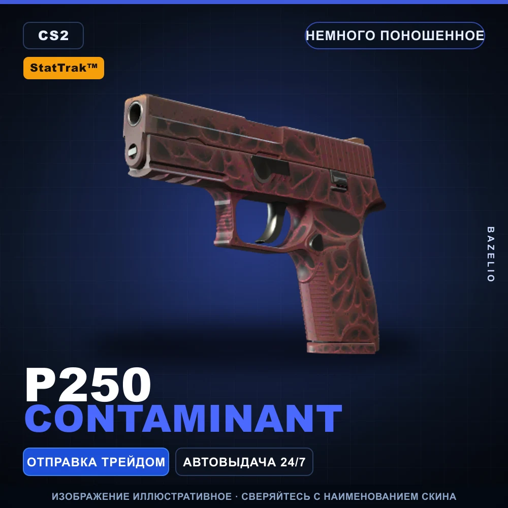 StatTrak™ P250 | Contaminant | Немного поношенное