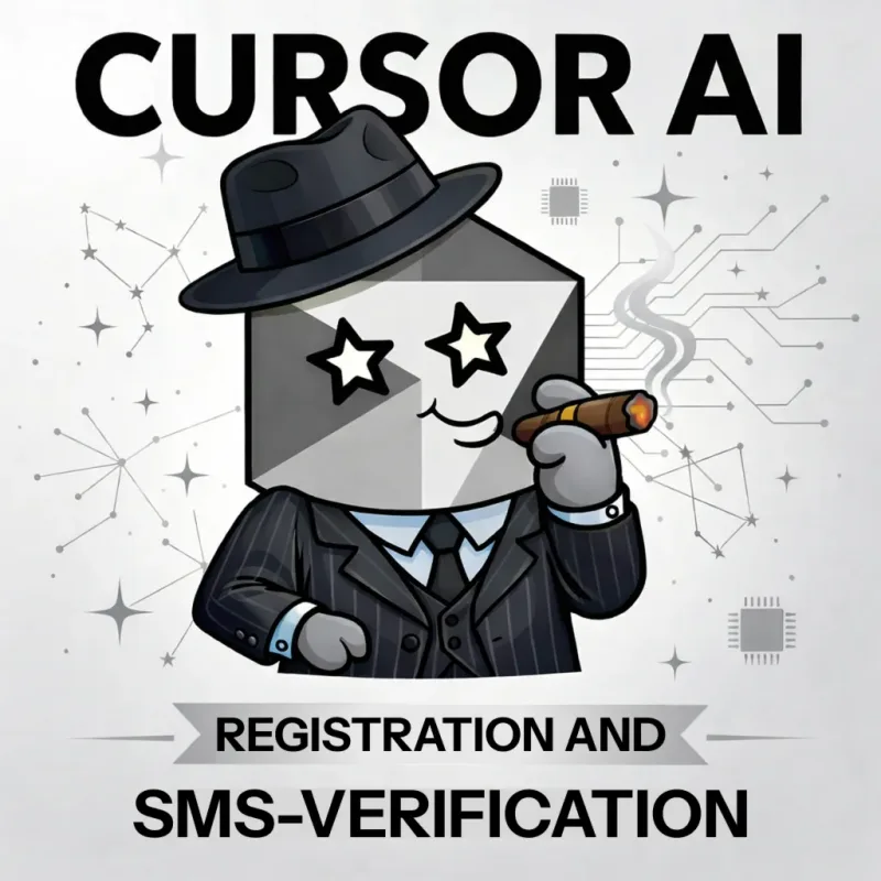 Cursor AI — регистрация и SMS-подтверждение аккаунта на бесплатном плане