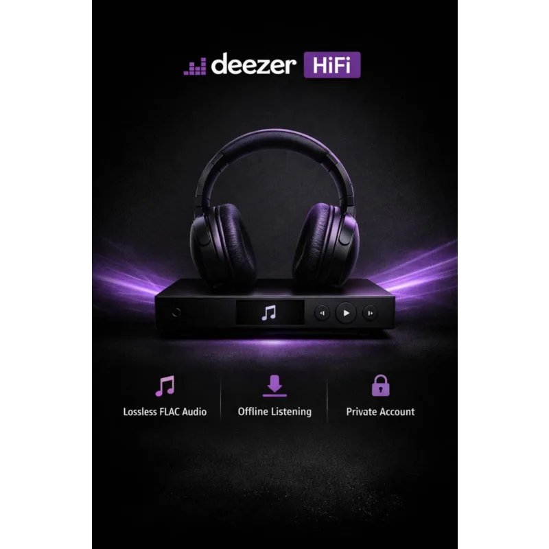 Deezer HiFi — личный аккаунт на 1 месяц (звук FLAC)