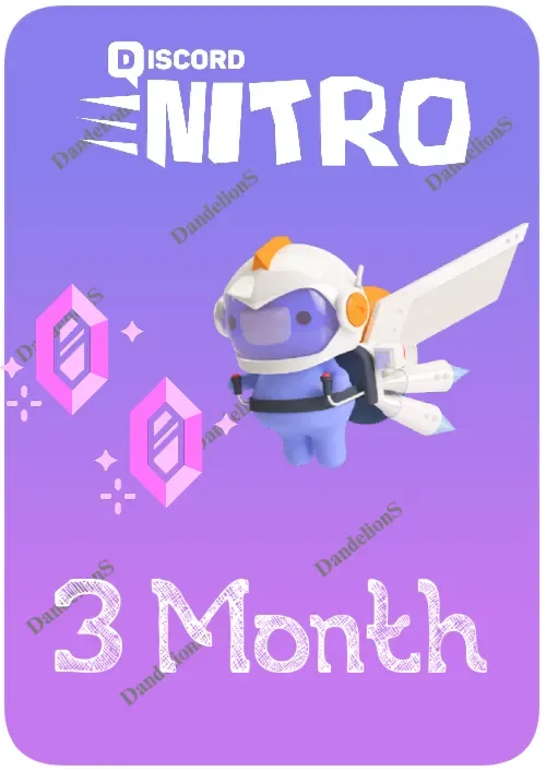 Discord Nitro — подарочная ссылка на 3 месяца с двумя бустами