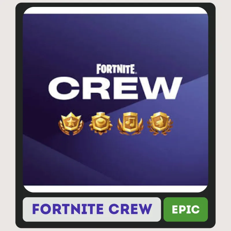 Fortnite Crew — Боевой пропуск и 1000 В-баксов на ваш аккаунт