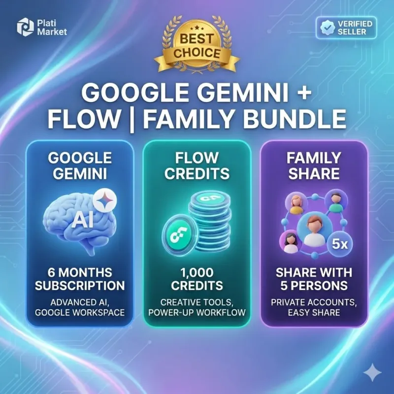 Google AI Pro — готовый аккаунт с подпиской на 6 месяцев и доступом к Gemini Pro