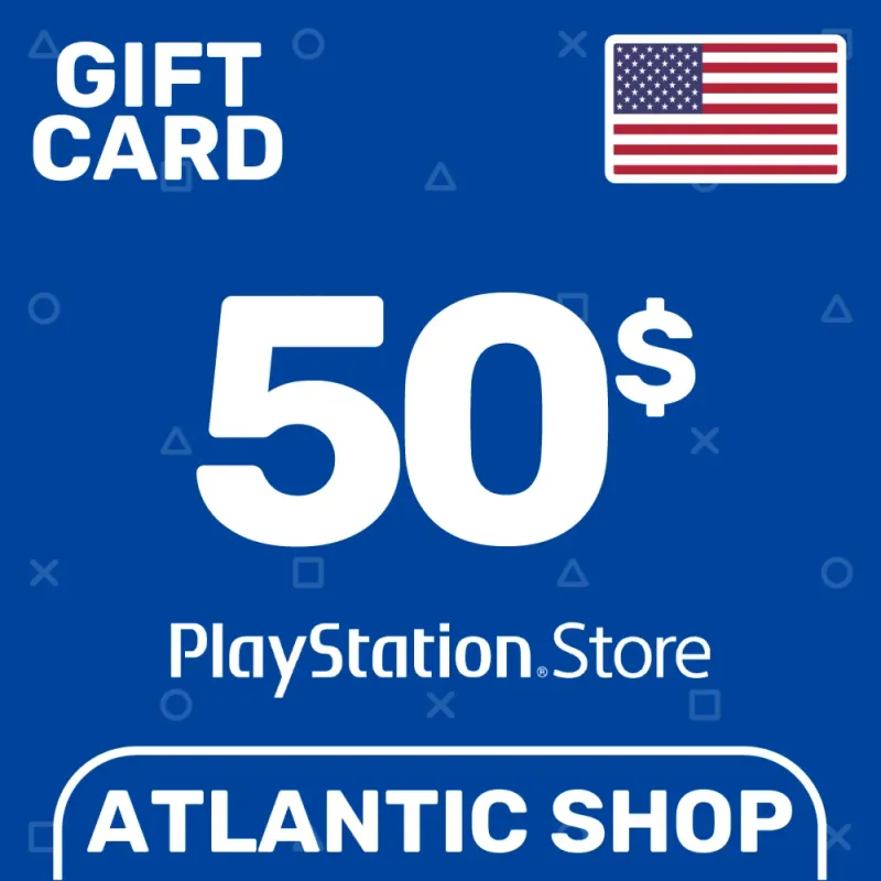Карта пополнения PlayStation Network на 50 USD для региона США