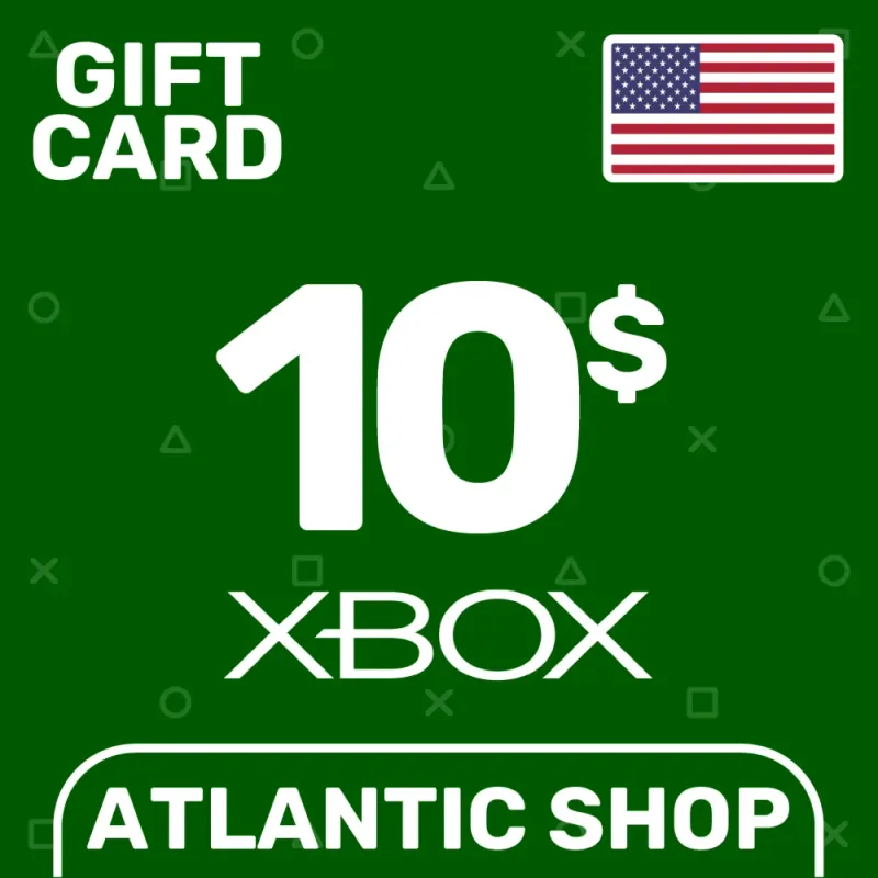 Карта пополнения кошелька Xbox на 10 USD для региона США