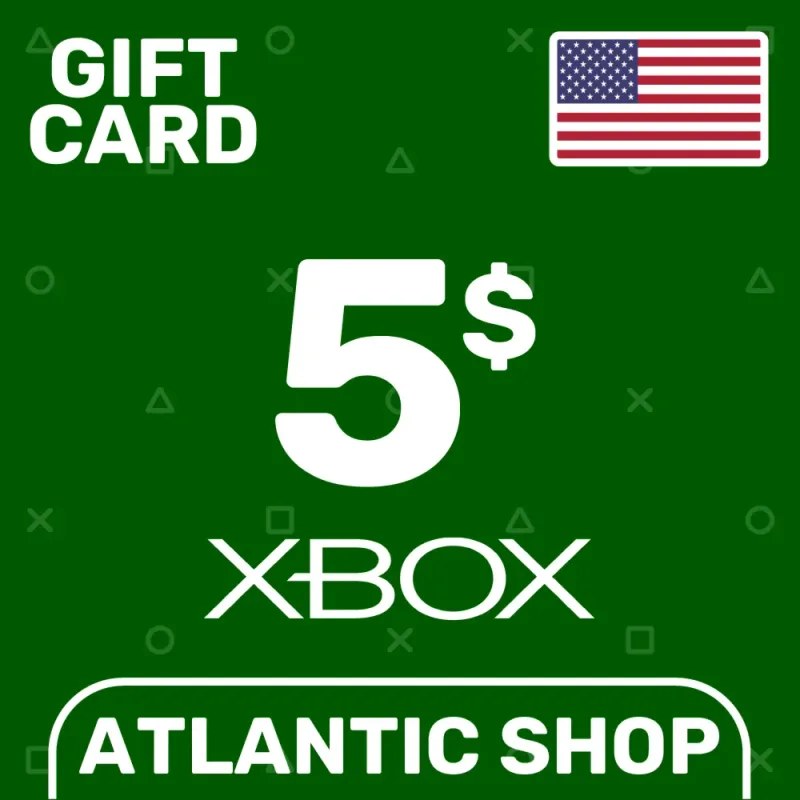 Карта пополнения кошелька Xbox на 5 USD для региона США