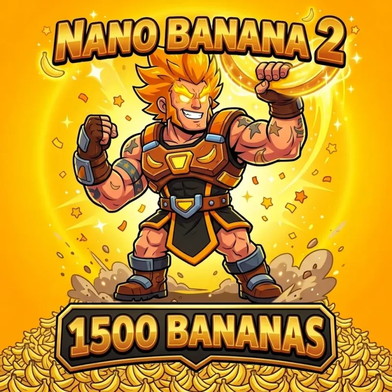Промокод Nano Banana 2 на 1500 бананов для генерации изображений нейросетью