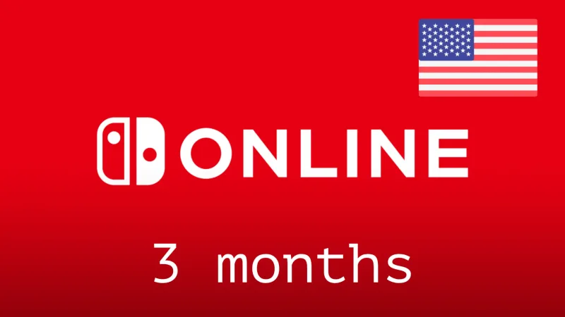 Подписка Nintendo Switch Online на 3 месяца для аккаунта региона США