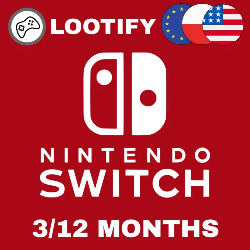 Подарочная карта Nintendo Switch Online на 3 или 12 месяцев