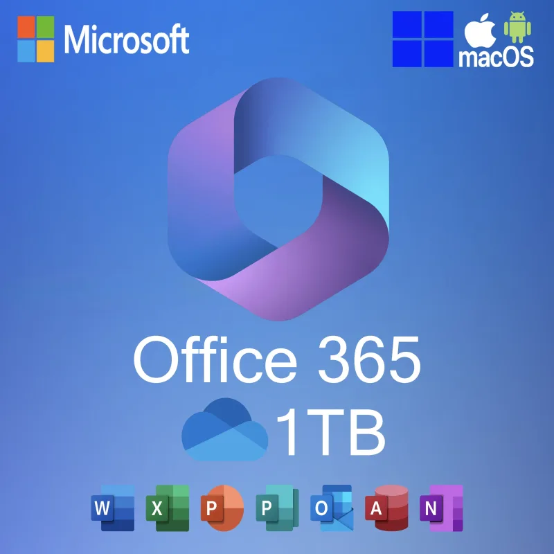 Microsoft Office 365 — подписка на ваш аккаунт на 12 месяцев