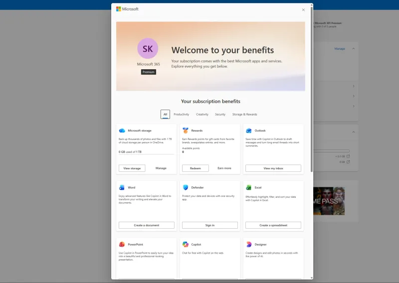 Office 365 Премиум — подписка на 1 год с 1 ТБ OneDrive