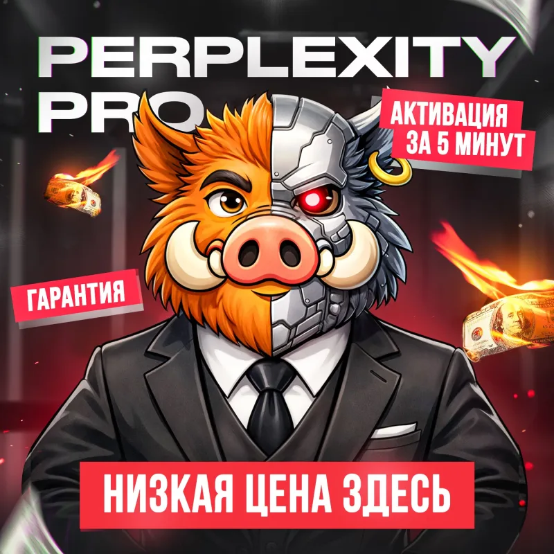 Perplexity AI Pro — подписка на 1 месяц на индивидуальный аккаунт
