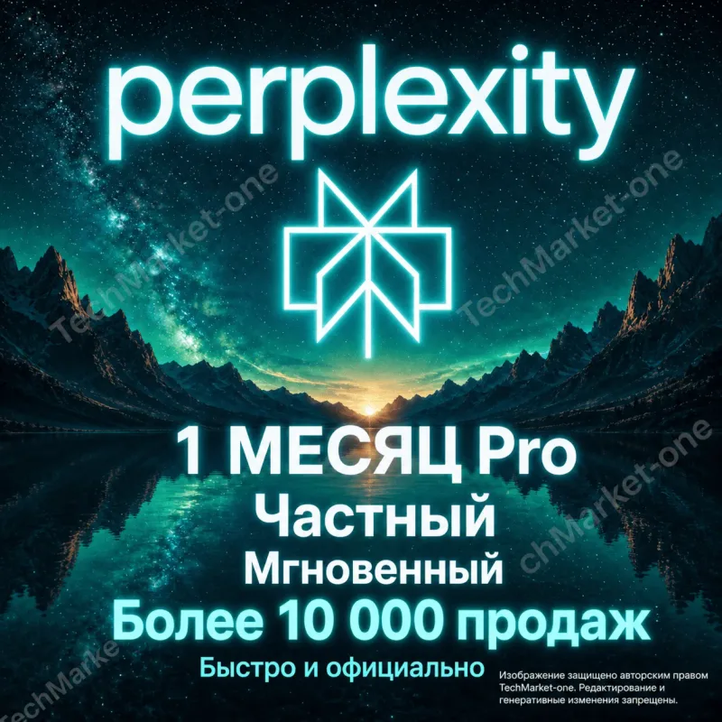 Perplexity AI Pro — продление подписки на 1 месяц