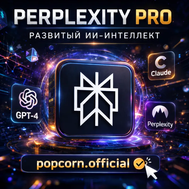 Perplexity Pro — личный аккаунт ИИ-поисковика на один месяц