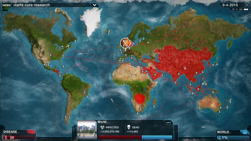 Plague Inc: Evolved — игра подарком в Steam для России