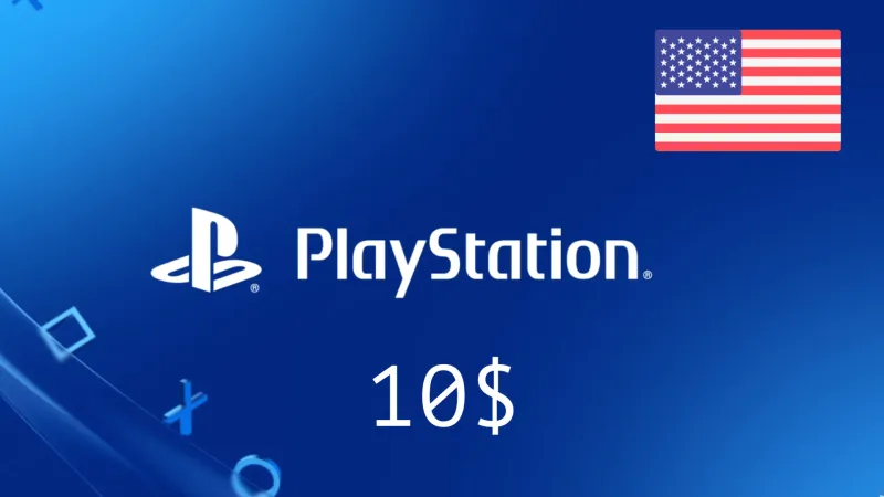 Карта пополнения PlayStation Network на 10 долларов для аккаунта США
