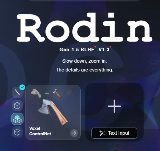 Rodin AI Creator (Hyper3D) — подписка на сервис генерации 3D-моделей