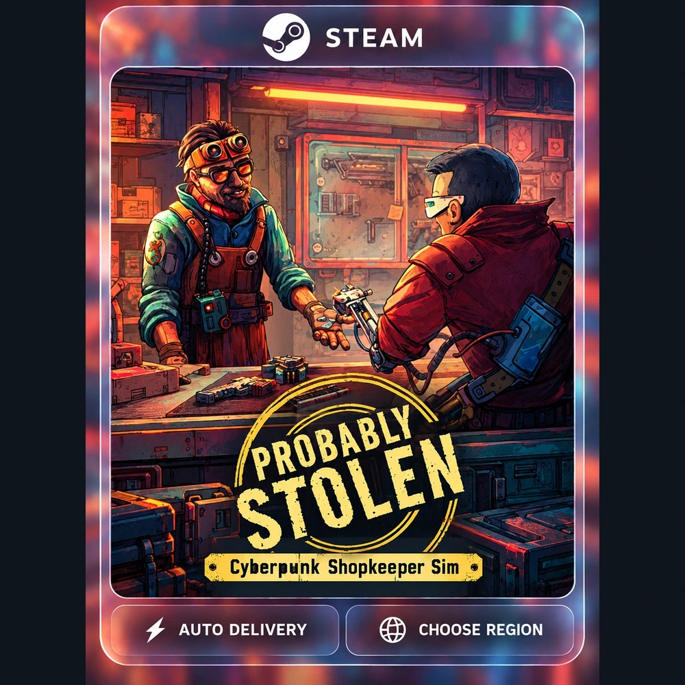 Probably Stolen - Cyberpunk Shopkeeper Sim — Steam Gift