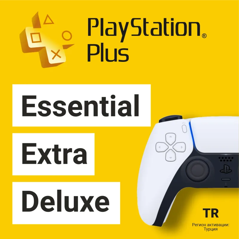 PS Plus Essential, Extra и Deluxe — подписка на ваш аккаунт PlayStation