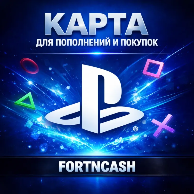 Карта пополнения PlayStation Network на 3000 гривен для региона Украина