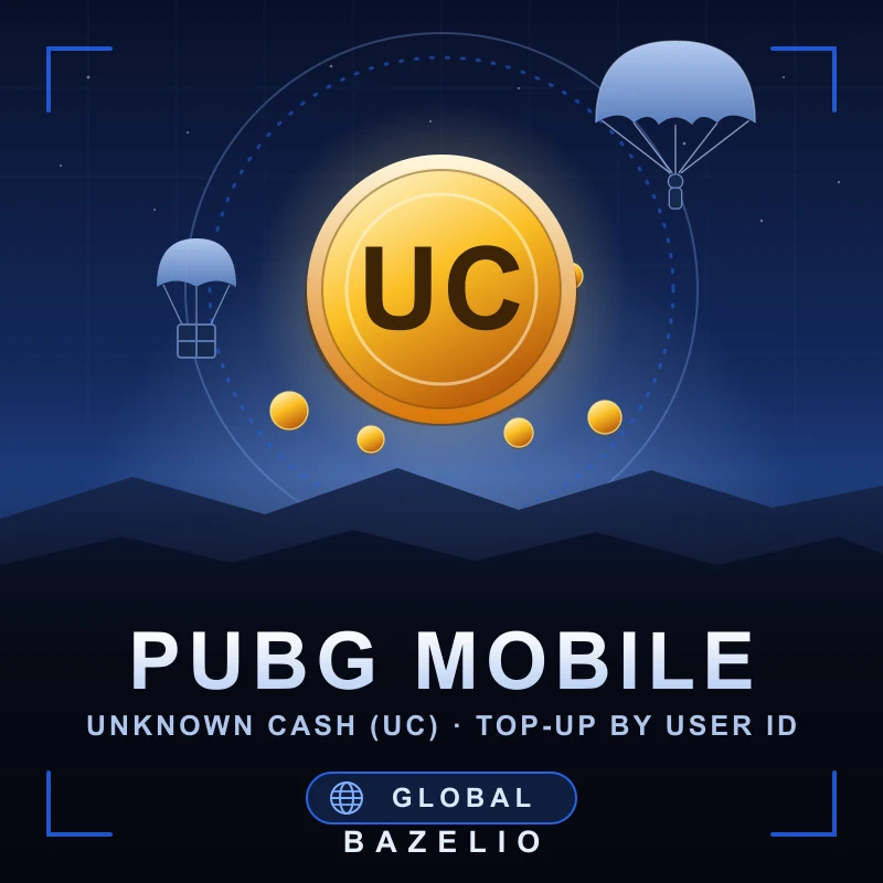 Донат PUBG Mobile — UC (Unknown Cash), Global