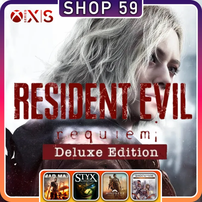 Resident Evil Requiem Deluxe и 5 игр на общем аккаунте Xbox в аренду