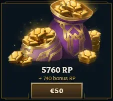 Пополнение Riot Points для League of Legends на европейских серверах