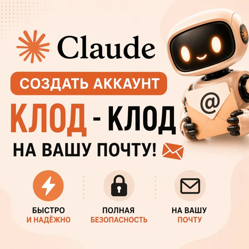 Регистрация аккаунта Claude на вашу почту — услуга создания доступа к AI