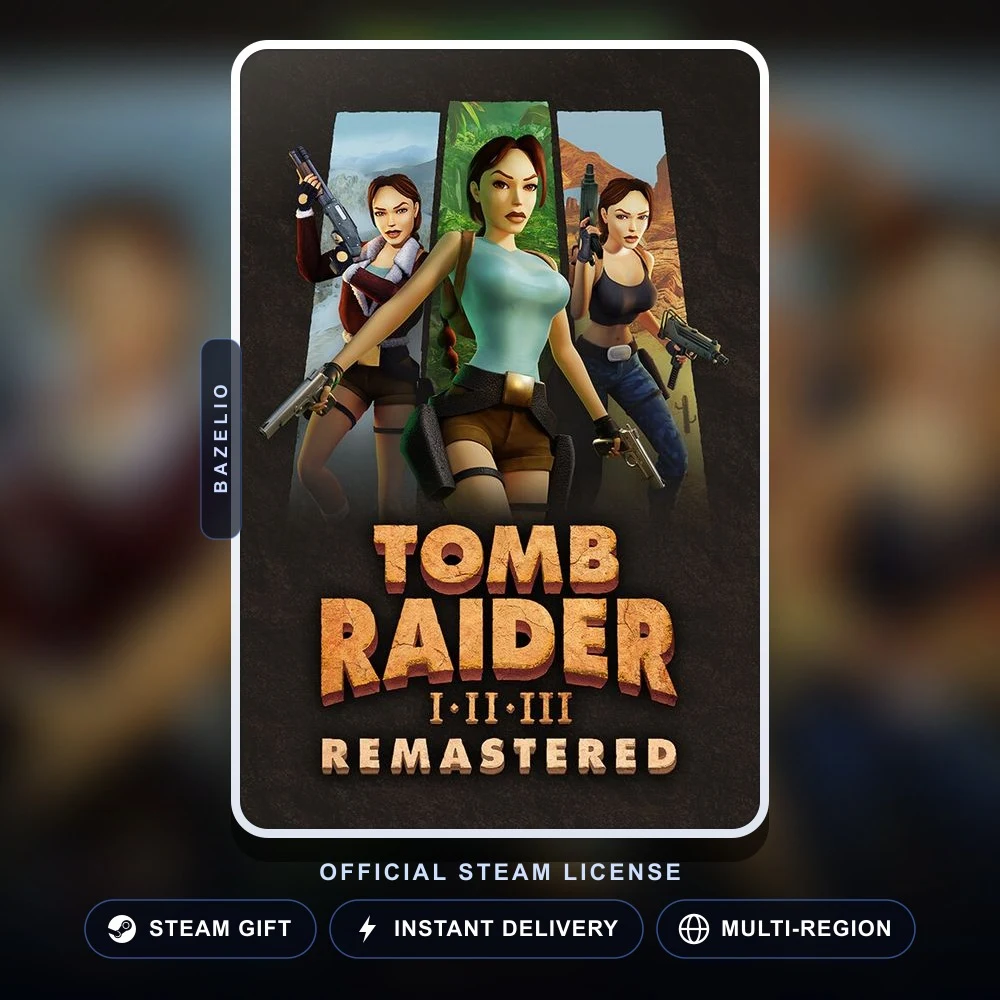 Tomb Raider I-III Remastered Starring Lara Croft (Steam Gift)