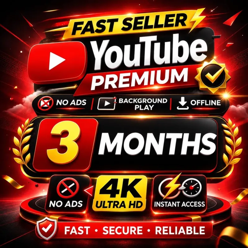 YouTube Premium — индивидуальная подписка на 3 месяца